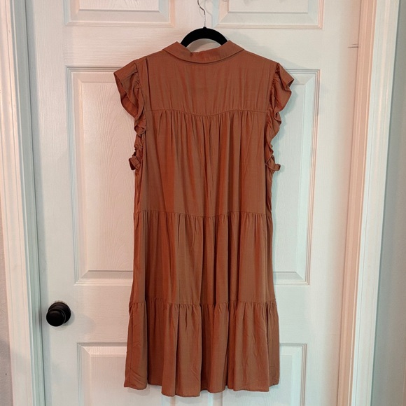 Universal Thread Rust Button-Down Midi Dress - Picture 4 of 4